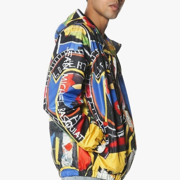 ❤️💛💙 Members Only Basquiat Lightweight Jacket for Men-L-NWT - Picture 4 of 16